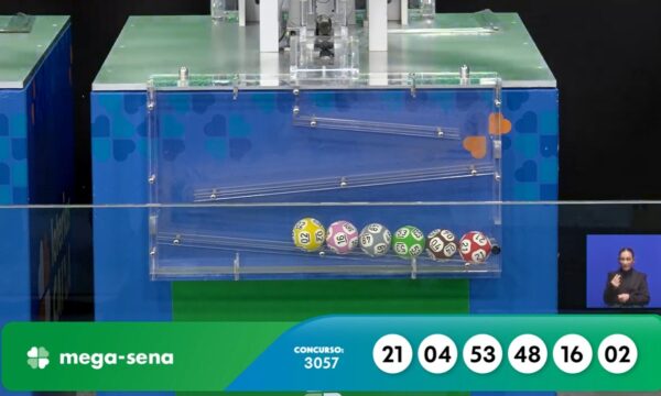 Mega-Sena, concurso 3057: confira os números sorteados
