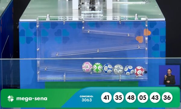 Mega-Sena 3063 acumula e prêmio vai a R$ 52 milhões; confira os números sorteados