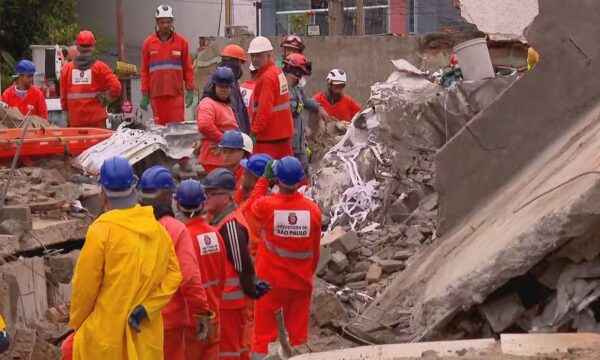 Sócio de construtora de prédio que desabou na Zona Leste é preso; seis morreram